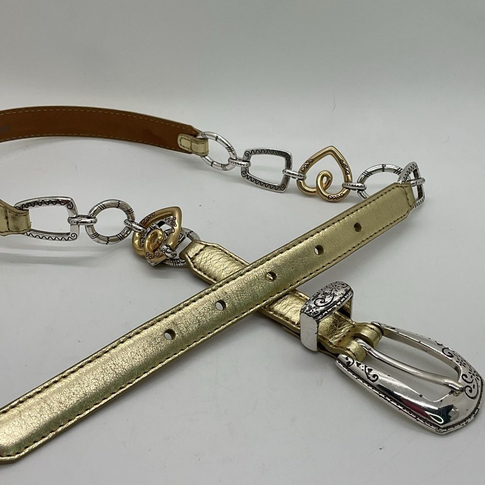 Brighton Gold and Silver Women's Belt - Picture 7 of 7